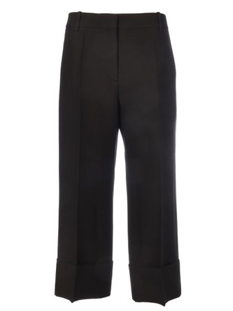 Valentino Wool And Silk Short Pants/risvolto