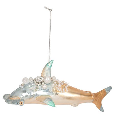 Glass Hammerhead Shark Christmas Decoration | Paperchase | Paperchase