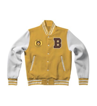 bel air academy basketball letterman jacket