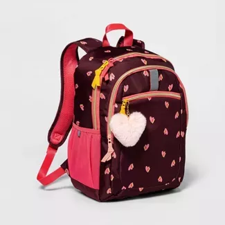 17" Kids' Backpack Maroon Heart - Cat & Jack™ : Target