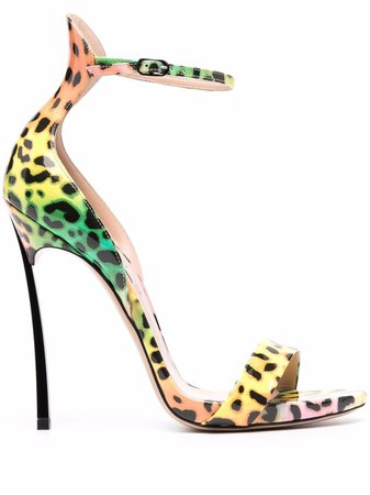 Casadei leopard-print Heeled Sandals - Farfetch