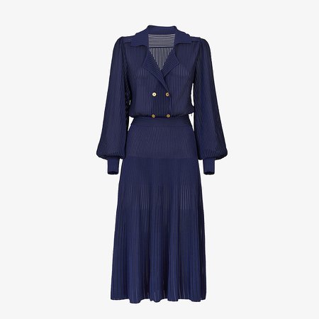 Blue viscose dress - DRESS | Fendi