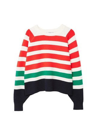MANGO Stripe pattern sweater