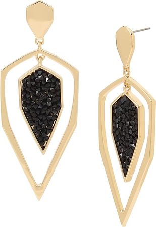 Amazon.com: Jessica Simpson Geometric Orbital Earrings: Clothing, Shoes & Jewelry