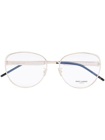 Saint Laurent Eyewear cat-eye frame optical glasses - FARFETCH