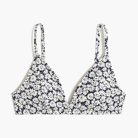 Factory: Floral French Bikini Top For Women