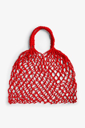 Net beach bag - Red peppers - Bags, wallets & belts - Monki AT