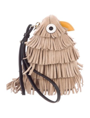 Oscar de la Renta Fringe Bird Pouch - Handbags - OSC89432 | The RealReal