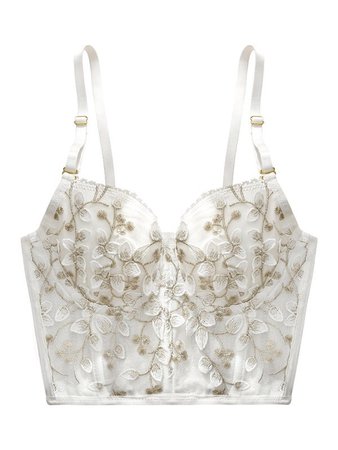 2021 Vintage Lace Embroidery Bustier In Corset Tops Online Store. Best For Sale | Emmiol.com