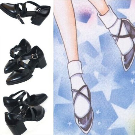 usagi sailor moon school uniform shoes heels