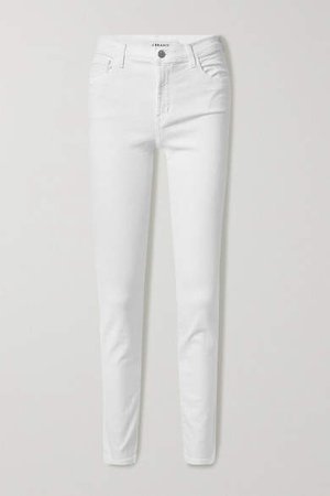 Ruby High-rise Slim-leg Jeans - White