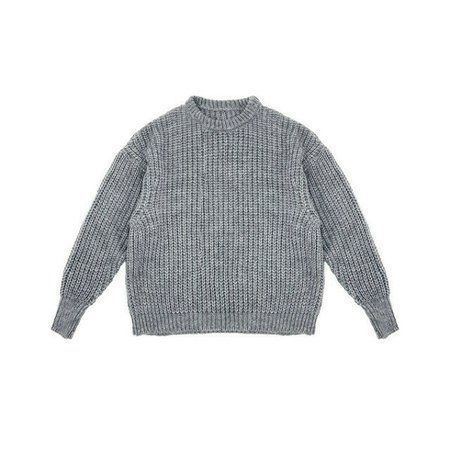 (2) Wełniany sweter MERINO v mini grey : желание @mariamomot Maria M
