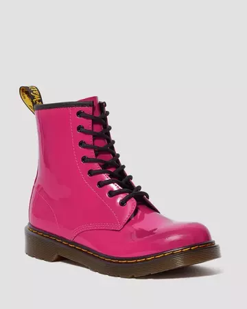 Youth 1460 Patent Leather Lace Up Boots | Dr. Martens