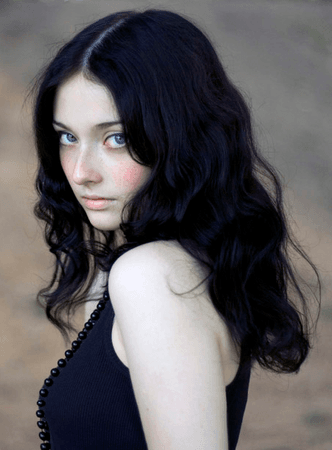 pale person with black hair - Google Search
