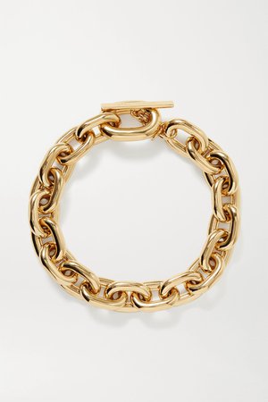 Gold XL Link gold-tone necklace | Paco Rabanne | NET-A-PORTER