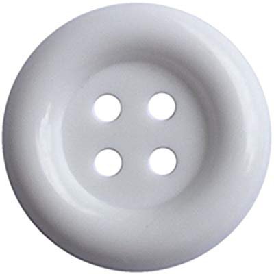 Amazon.com: Large Size Arctic White Buttons Pack of 40