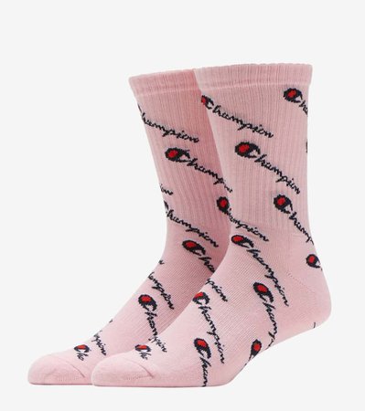 pink mid thigh socks
