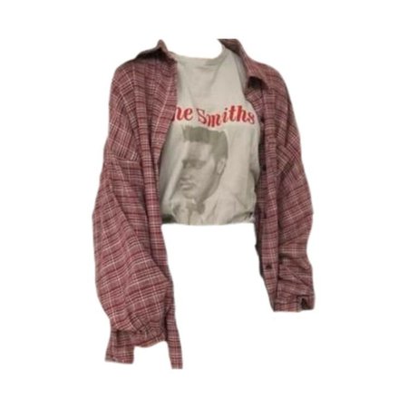 the smiths tee w/flannel