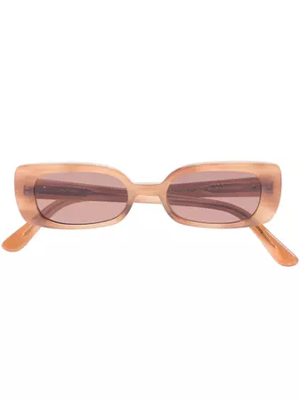 Velvet Canyon La Petite rectangle-frame Sunglasses - Farfetch