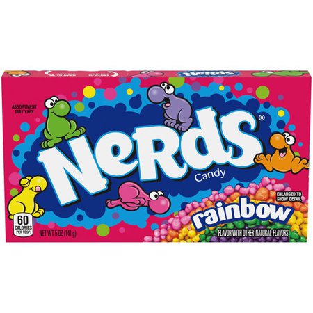 Nerds Rainbow Theater Box Candy, 5 oz - Walmart.com