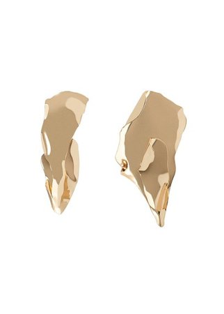 MANGO Metal earrings