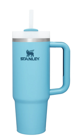blue Stanley tumbler