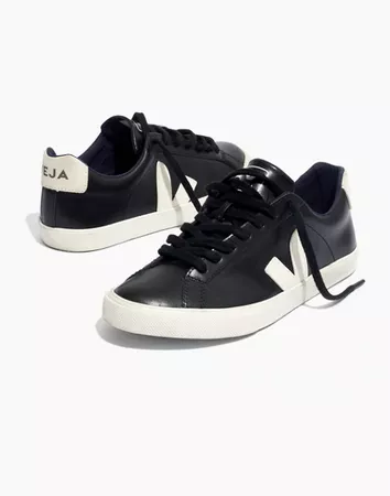 Veja™ Esplar Low Sneakers in Black Leather