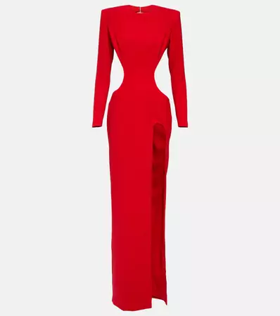 Cutout Gown in Red - Monot | Mytheresa