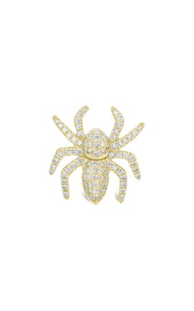 18k White Gold Spider Web By Mio Harutaka | Moda Operandi