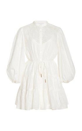Pia Cotton-Blend Jacquard Mini Shirt Dress By Significant Other | Moda Operandi