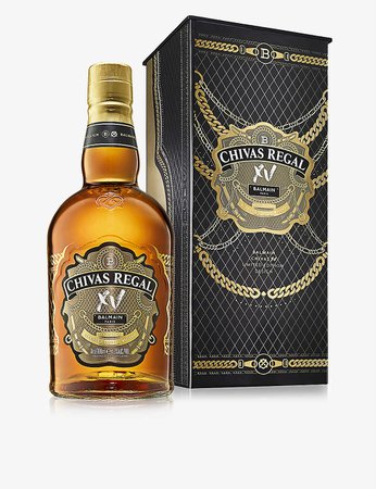 CHIVAS REGAL - Chivas Regal x Balmain limited-edition 15-year-old XV blended Scotch whisky 700ml | Selfridges.com