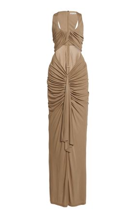 Vivenda Cutout Ruched Jersey Maxi Dress By Christopher Esber | Moda Operandi