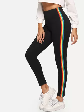 Rainbow Side Leggings