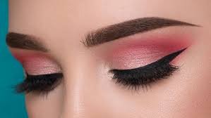 thick eyeliner with pink eyeshadow - Google Search