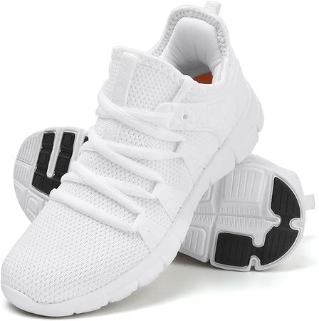 Amazon.com | INZCOU Running Shoes Lightweight Tennis Shoes Non Slip Gym Workout Shoes Breathable Mesh Walking Sneakers 8women / 7men | Walking