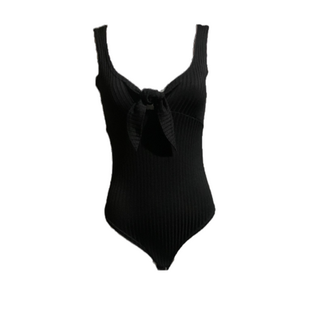 Sailor Tie Bodysuit (black) w/ logo
