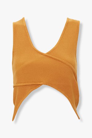 Ribbed Surplice Crop Top | Forever 21