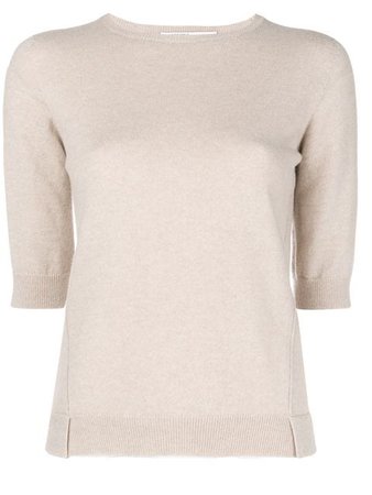 Agnona Half Sleeve Sweater - Farfetch