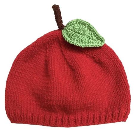 Knit Apple Hat