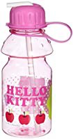 Amazon.com: Zak! Designs Tritan Water Bottle with Flip-up Spout and Straw with Hello Kitty Graphics, Break-resistant and BPA-free plastic, 14 oz.: Kitchen & Dining