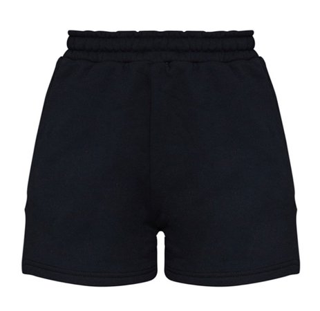 black sweat shorts