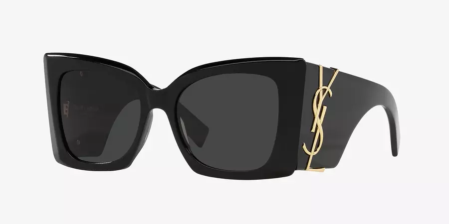Saint Laurent Sl M119 Blaze 54 Black & Black Sunglasses | Sunglass Hut USA