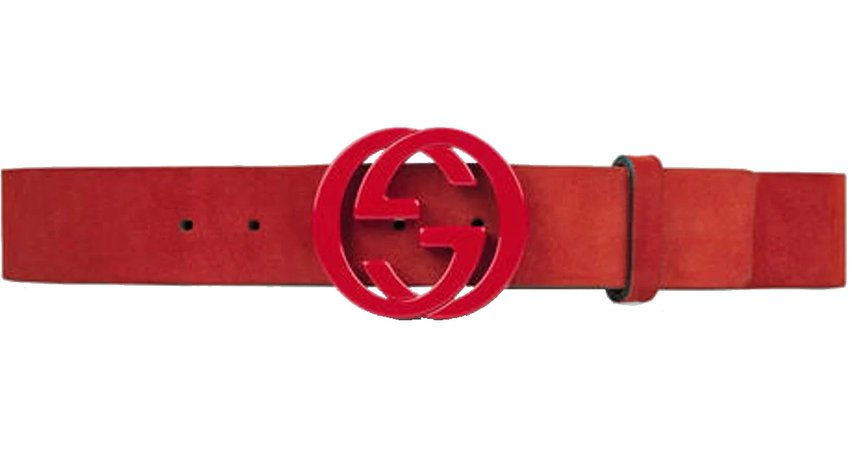 Gucci belt - red