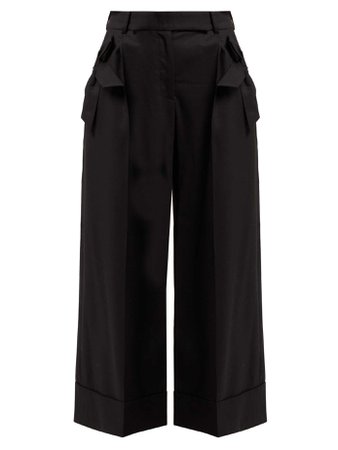 Wide-leg wool-blend trousers | Simone Rocha | MATCHESFASHION.COM US