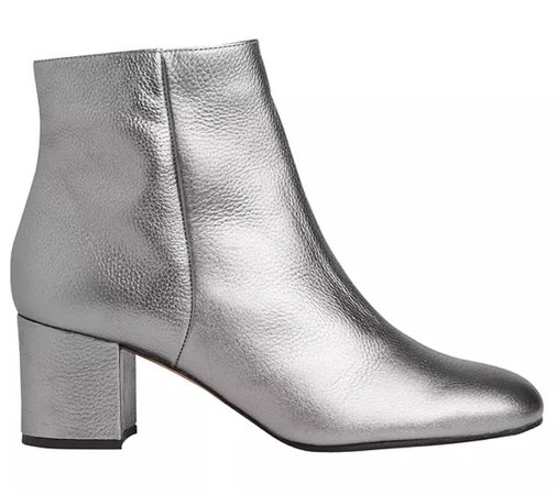 silver boots
