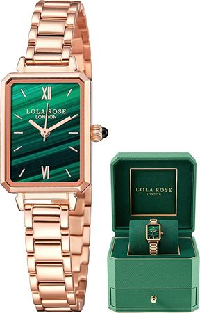 Amazon.com: Lola Rose Classic Women's Watch with Gemstone Inspiration, Ladies Rose Gold Stainless Steel Strap Watch, Classic Gift for Women : Clothing, Shoes & Jewelry