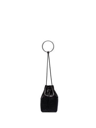Jil Sander Small Drawstring Leather Bracelet Bag - Farfetch