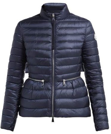 Agate Lightweight Quilted Down Filled Jacket - Womens - Navy