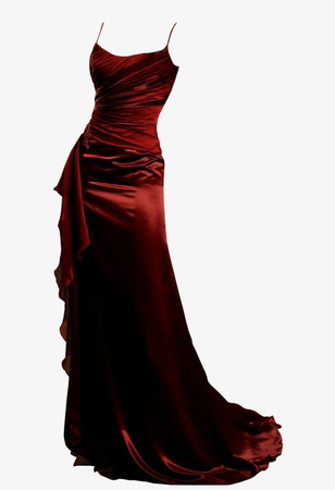 red long fancy dress