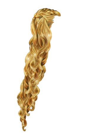 long blonde hair